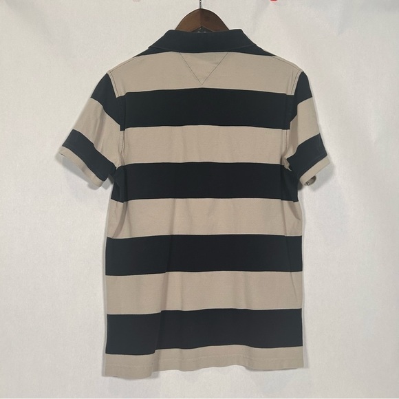 Tommy Hilfiger Slim Fit Rugby-Stripe Polo Shirt - Picture 2 of 11